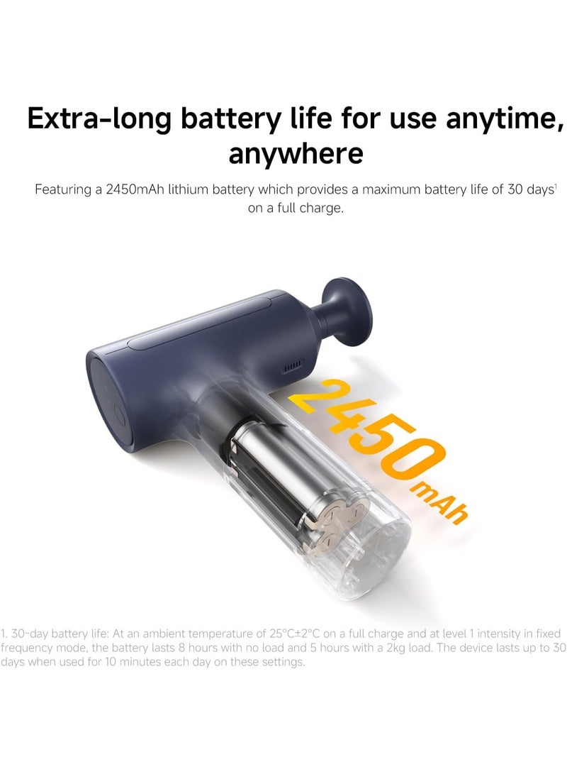 Xiaomi Massage Gun 2 Global version, Muscle Percussion Massager with 25kg-strong force,Multiple Frequency setting,Quiet Hand Massager, Multiple Heads, long battery life, for Shoulders, Body, Back, Relaxation - Image 5
